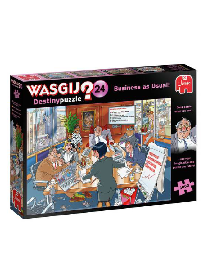 Wasgij Destiny #24 Business As Usual Puzzle (1000 Pieces) (jum5013)