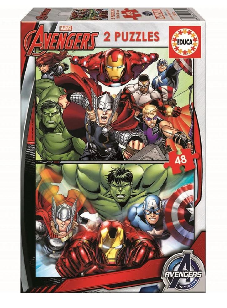 Educa Puzzle 2x48 Avengers (80-15932)