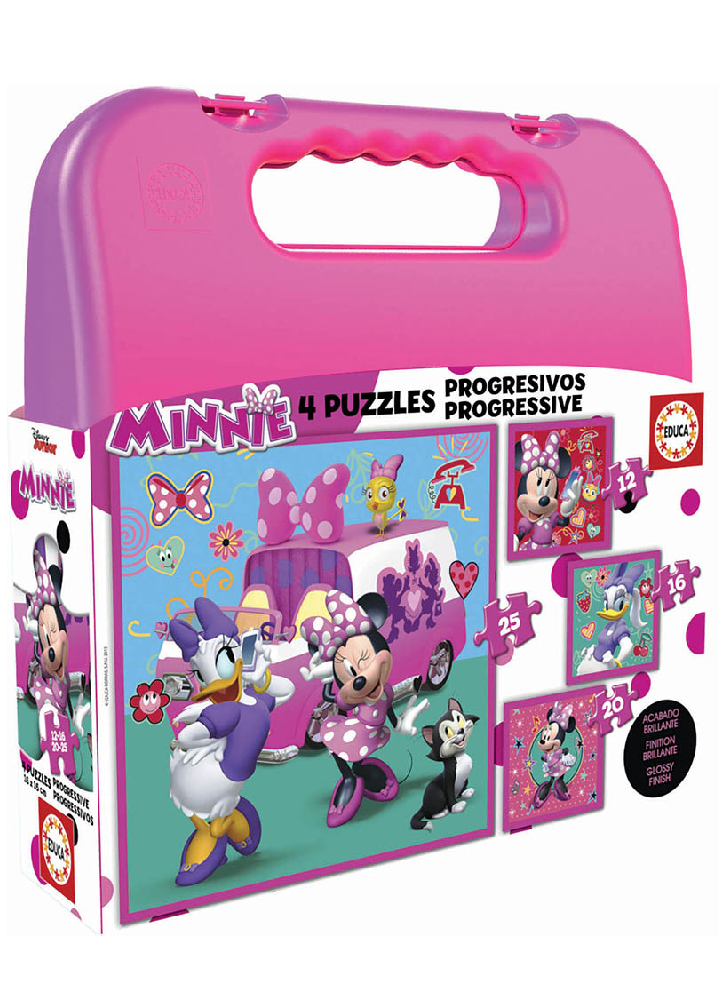 Educa Puzzle 12-16-20-25 Minnie Happy Helpers (80-17638)