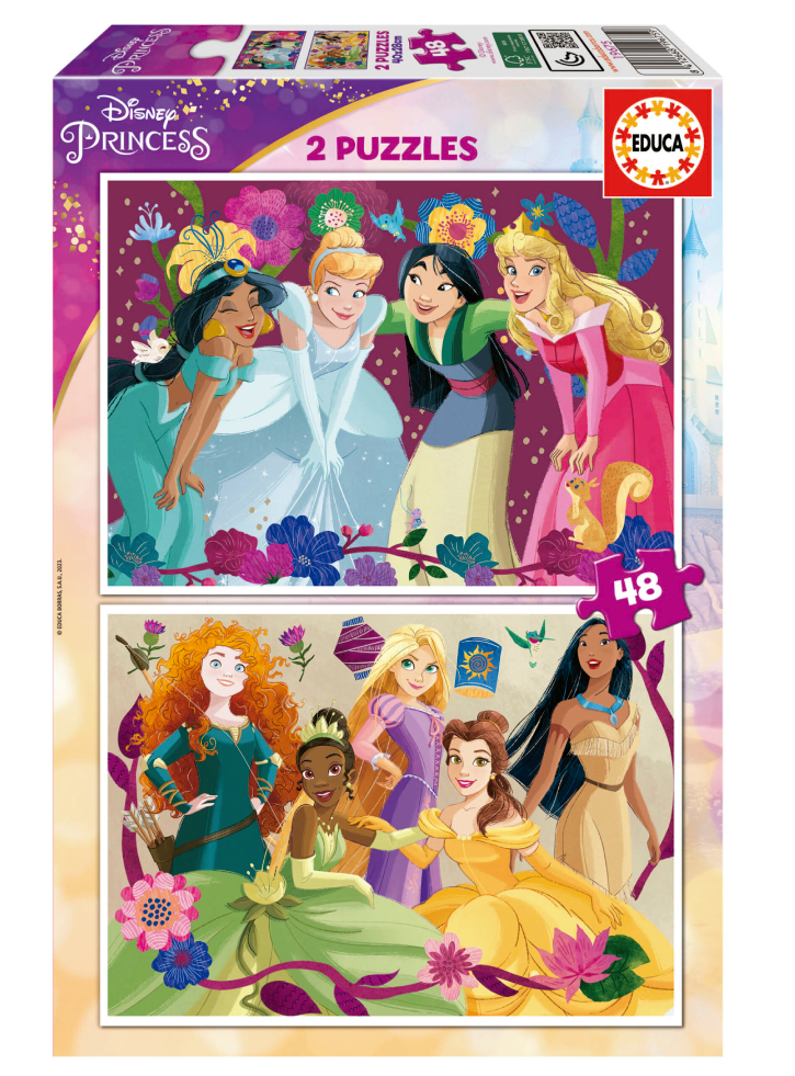 Educa 2x48 Disney Princess 2 Puzzles (80-19675)