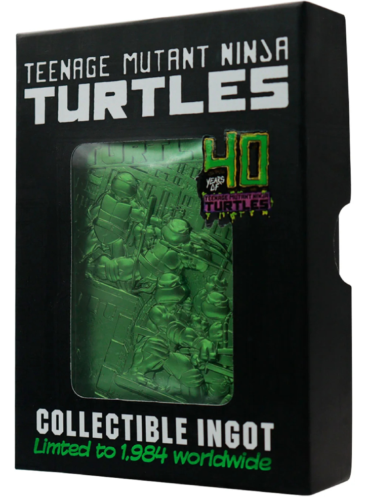 Teenage Mutant Ninja Turtles Limited Edition 40th Anniversary Green Ingot
