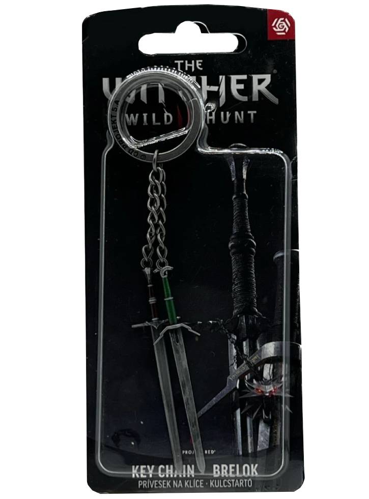 Good Loot The Witcher 3 Geralt Two Swords Keychain