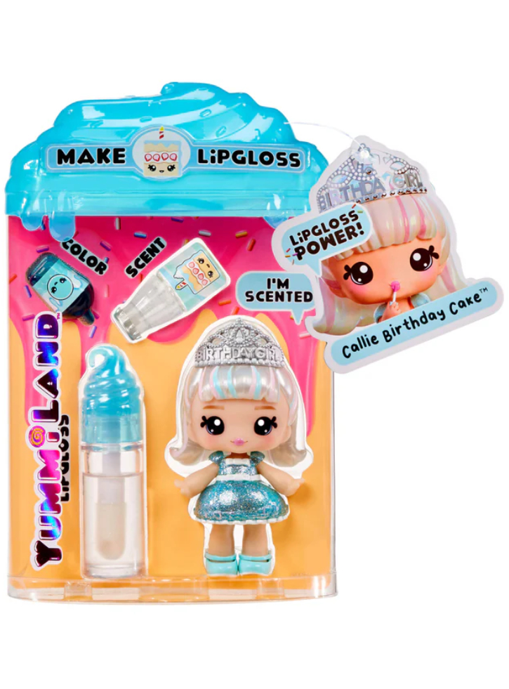 Mga Yummiland Lipgloss Doll- Callie Birthday Cake (120704)