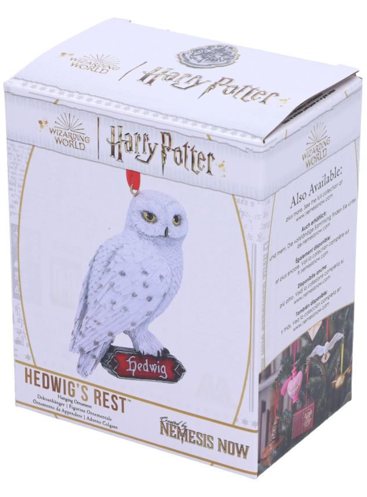 Harry Potter Hedwig\'s Rest Hanging Ornament 9cm