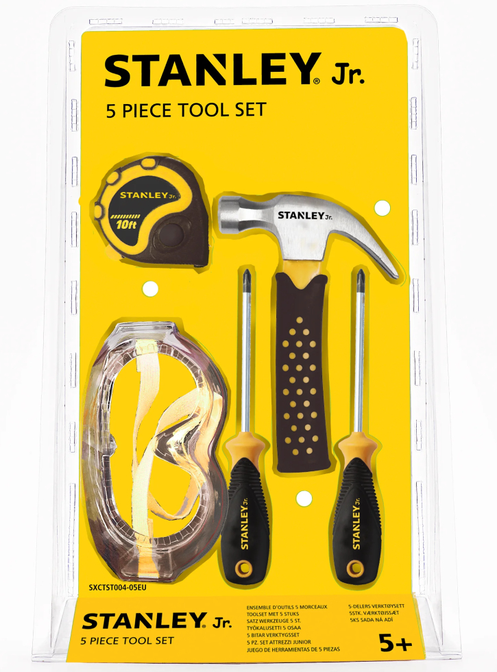 Stanley Jr. Toolset With 5 Parts (st004-05-sy)