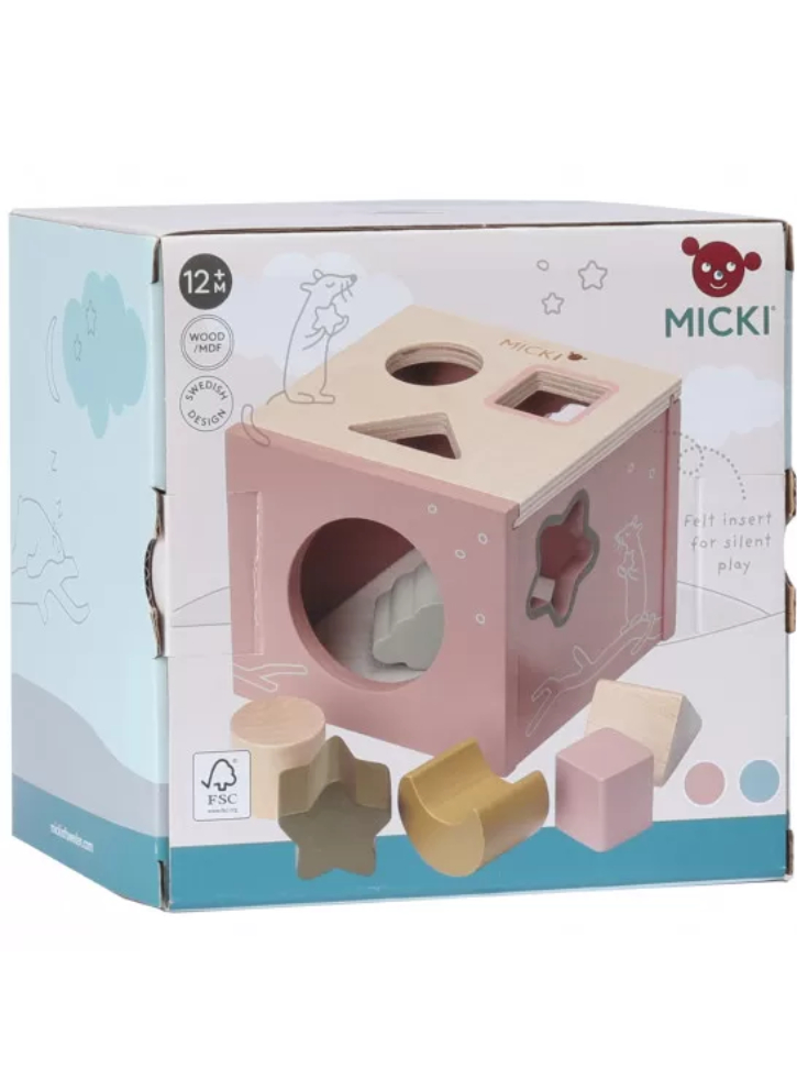 Micki Shape Sorter Pink (18007)