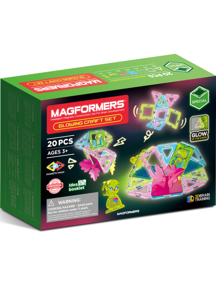 Magformers Glowing Craft Set 20 Pcs (20-799022)