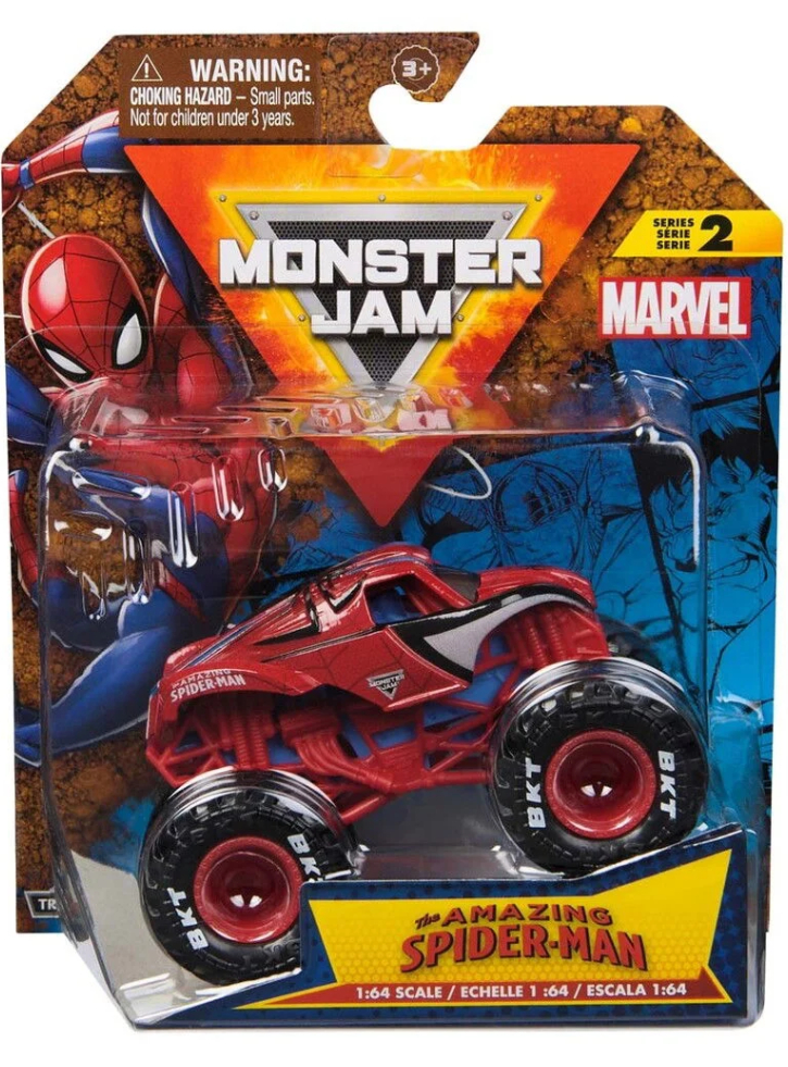 Monster Jam 1:64 Marvel Single Pack Spider Man (6071945)