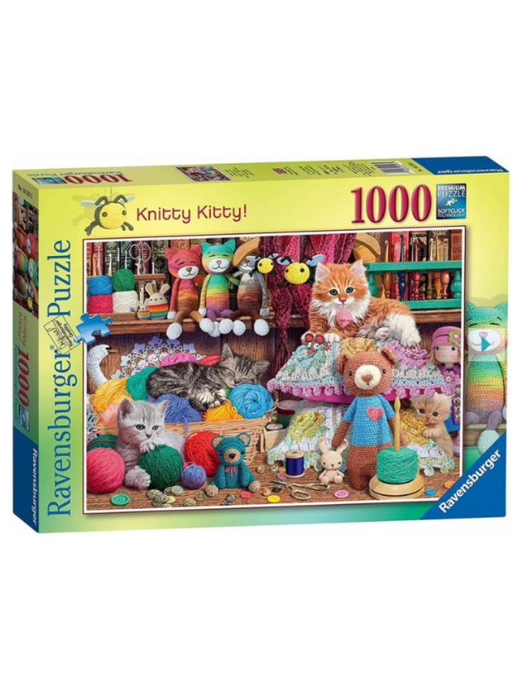 Ravensburger Puzzle Knitty Kitty 1000p (12000102)