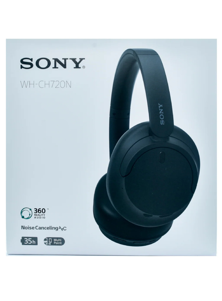 Sony Noise Canceling Wireless Headphones Black (wh-ch720n)