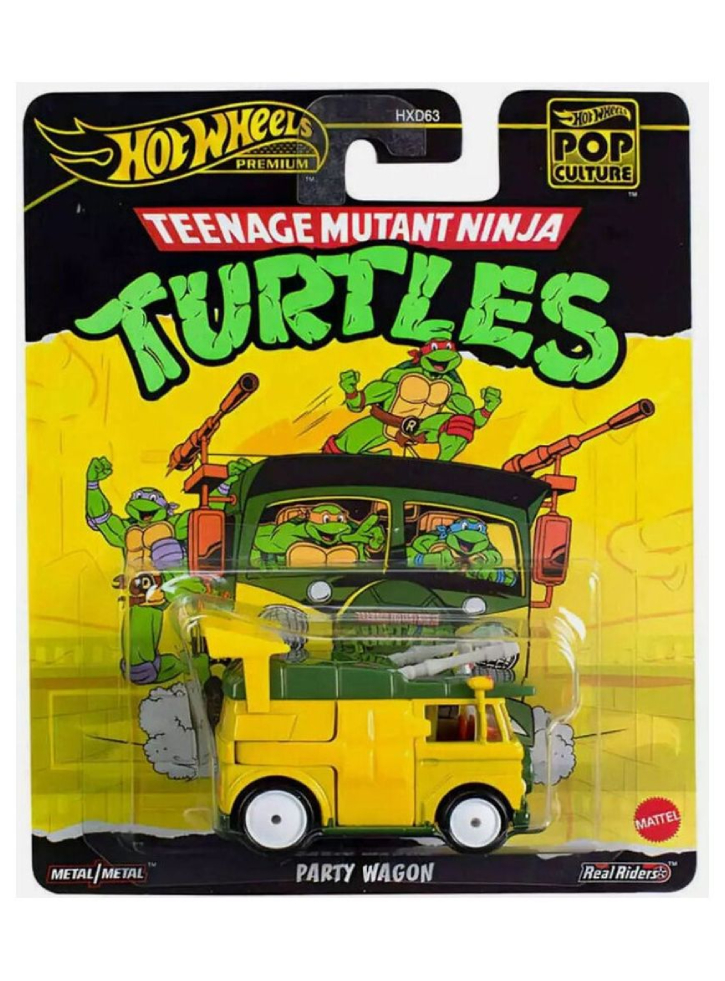 Hot Wheels(r) Pop Culture Teenage Mutant Ninja Turtles Party Wagon Vehicle (hxf04)