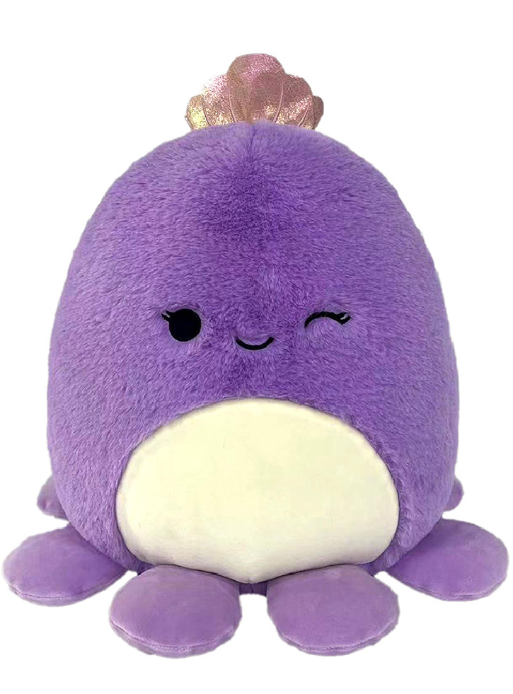 Squishmallows 30 Cm P20 Fuzz A Mallows Violet Octopus (209139)