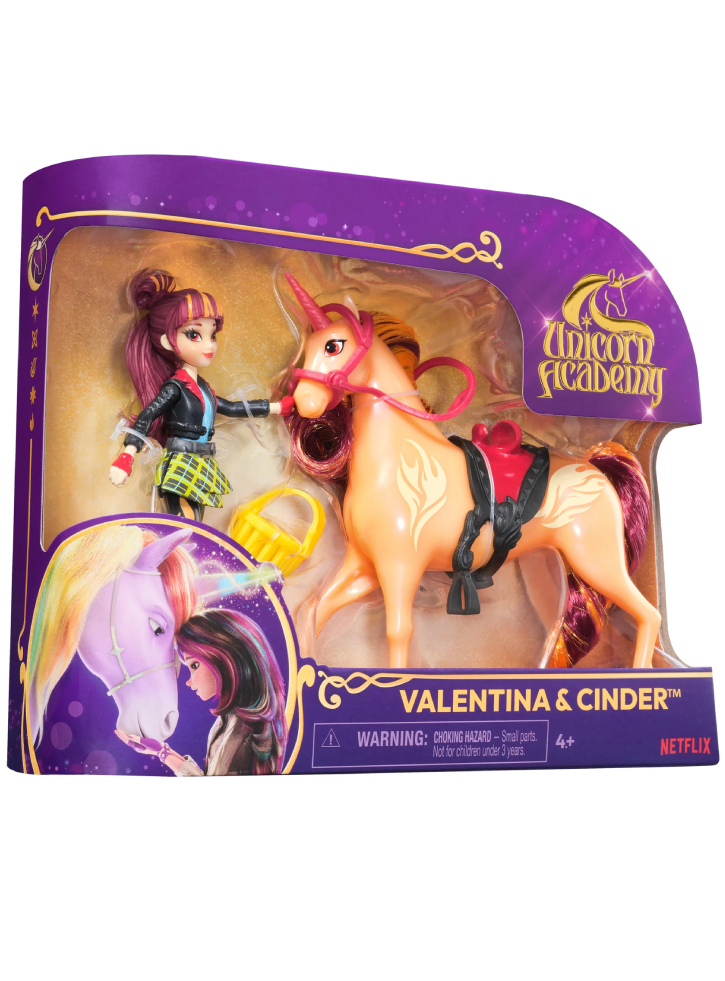 Unicorn Academy Doll & Unicorn Valentina & Cinder (6066850)