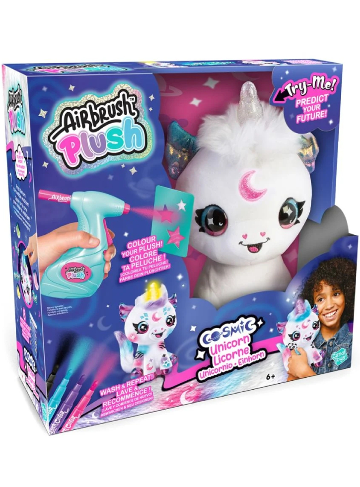 Airbrush Plush Cosmic Unicorn (102811)