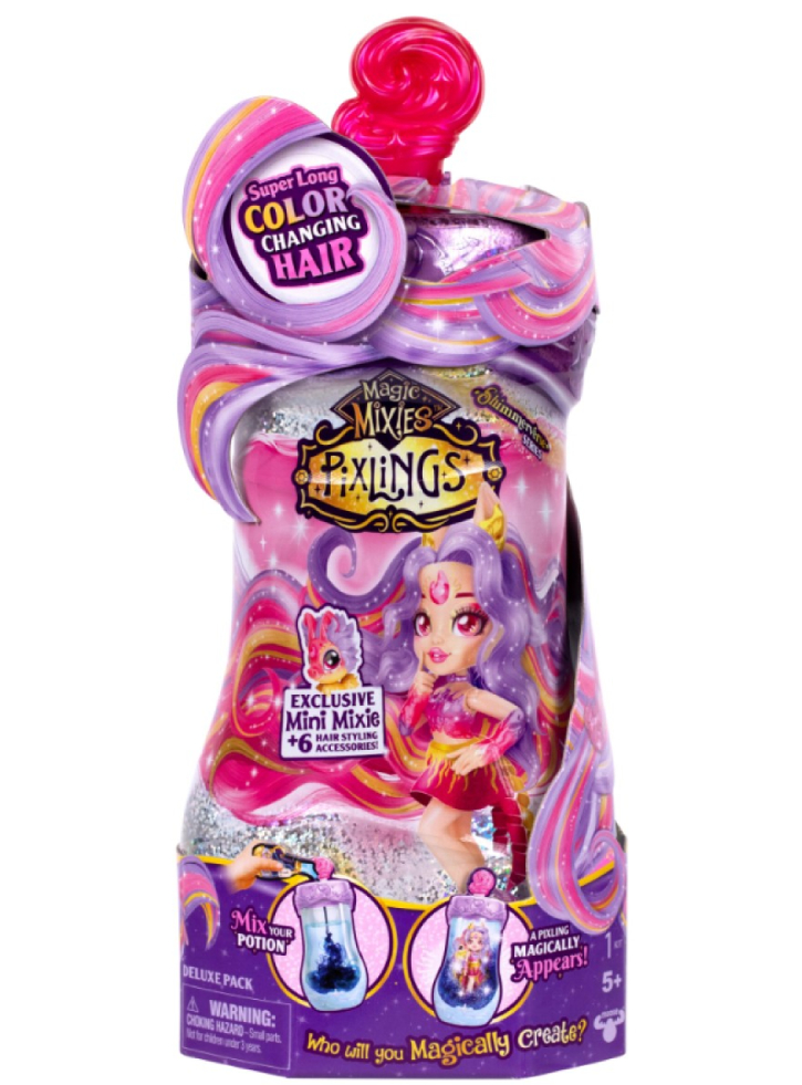 Magic Mixies Pixlings Galaxy Hair Doll Single Pk Pippa (30530)