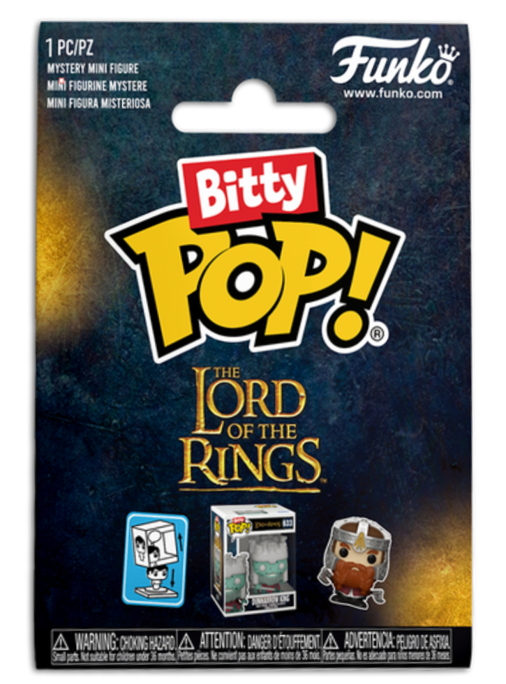 Funko Bitty Pop Singles The Lord Of The Rings Mystery Mini (blind Bag/random)