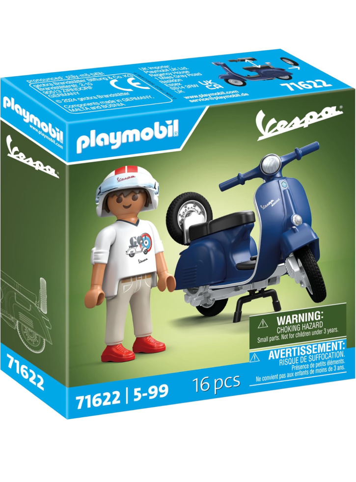 Playmobil 1969 Vespa 150 Sprint Veloce, Blue (71622)