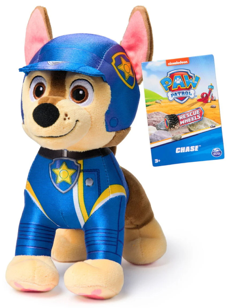 Paw Patrol Rescue Wheels Basic Plush Chase 19cm