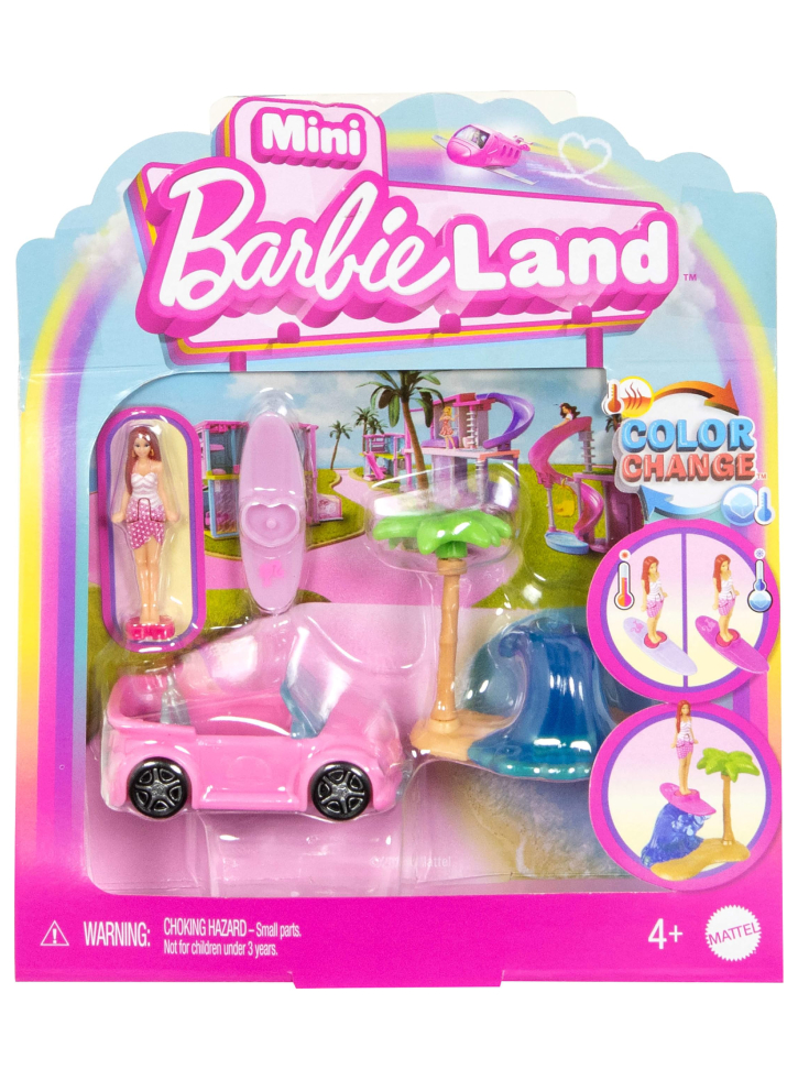 Barbie Mini Barbieland Doll And Beach Vehicle (jcr35)