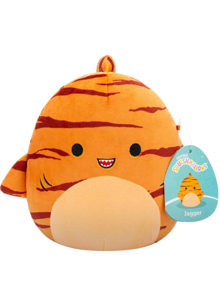 Squishmallows 19cm P20 Plush Jagger The Tiger Shark (206091)