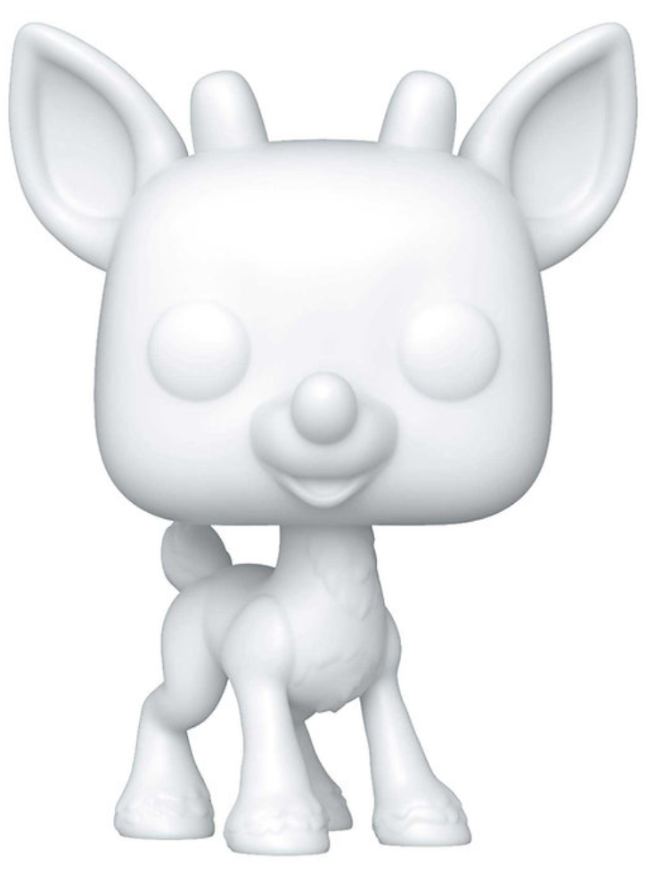 Funko Pop Rudolph The Red Nosed Reindeer Rudolph Diy White Special Edition 03 9cm