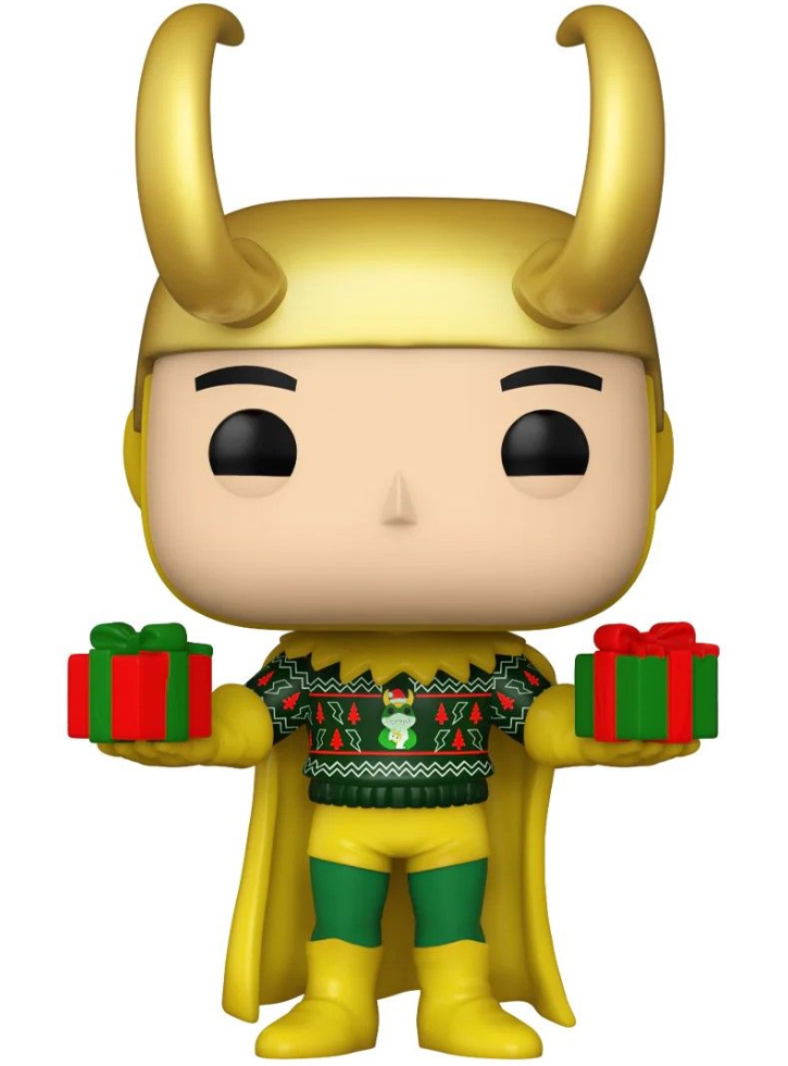 Funko Pop Marvel Loki (with Sweater) (metallic) (special Edition) #1322 Bobble-head 9cm