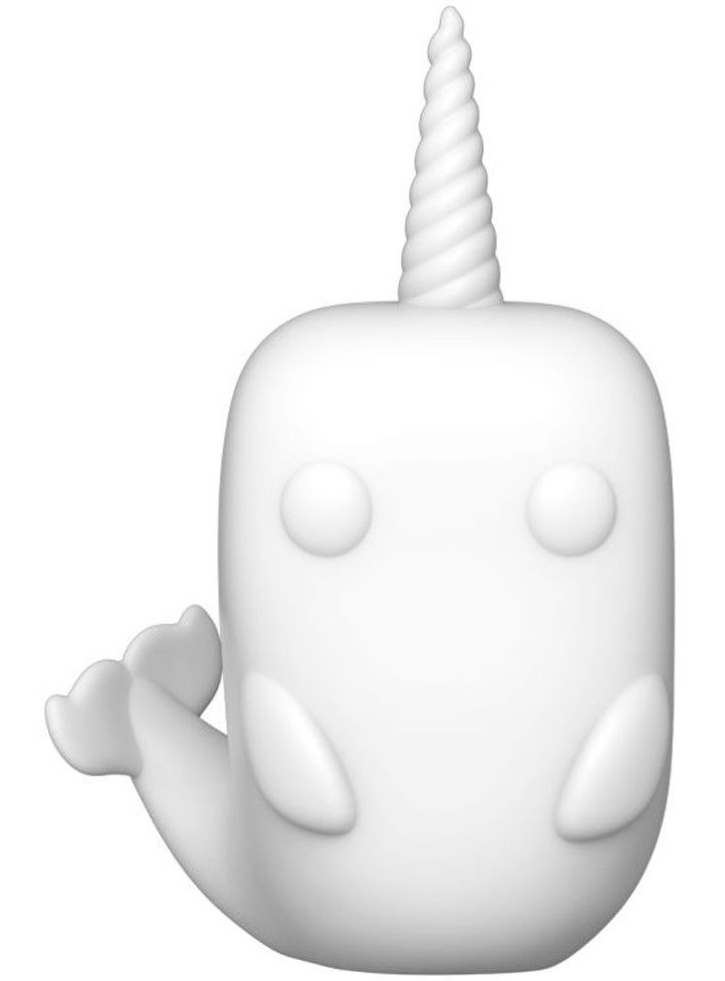 Funko Pop Disney Elf Narwhal (diy) (white) (special Edition) #487 9cm