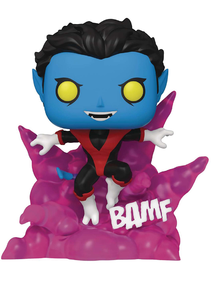 Funko pop Deluxe X Men Nightcrawler Teleporting (glows In The Dark) #1124 Bobble Head