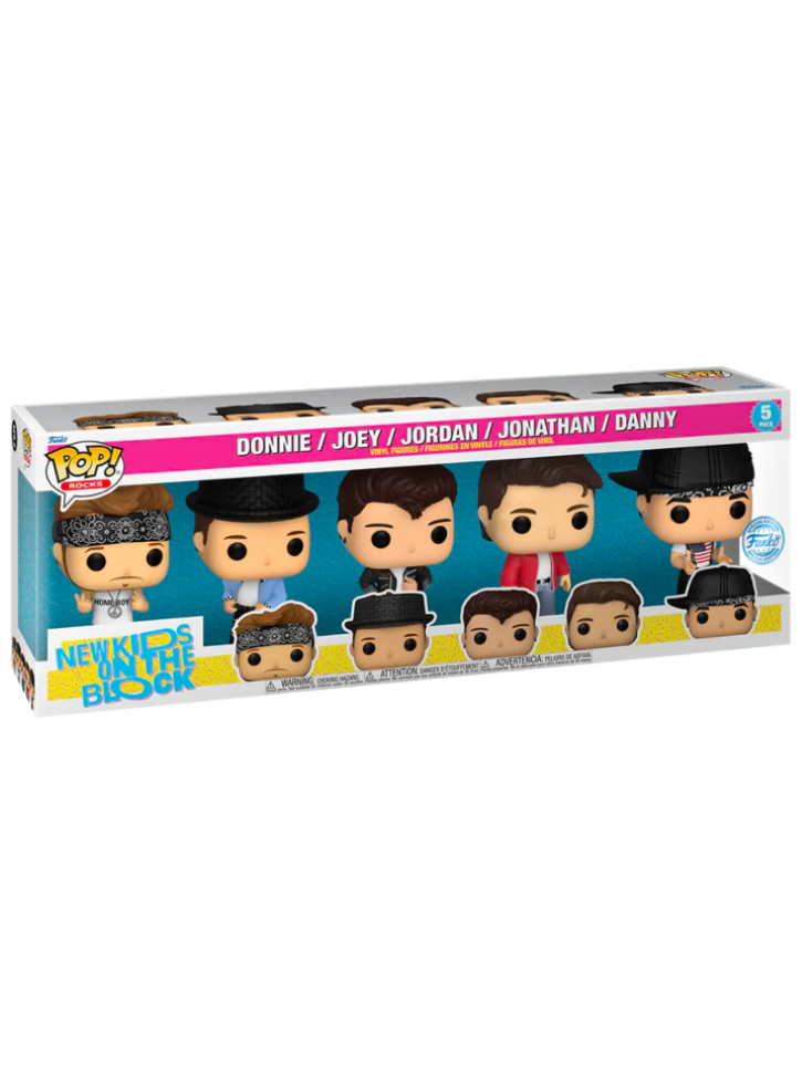 Funko Pop 5-pack Rocks New Kids On The Block (special Edition) 9cm