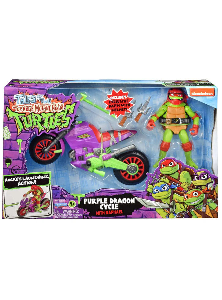 Turtles Mutant Mayhem Dragon Motorcycle W Raphael (46-84306)