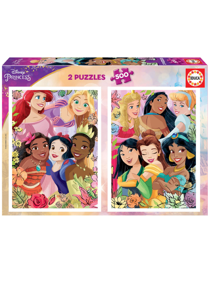 Educa Puzzle 2x500 Disney Princess (80-19253)