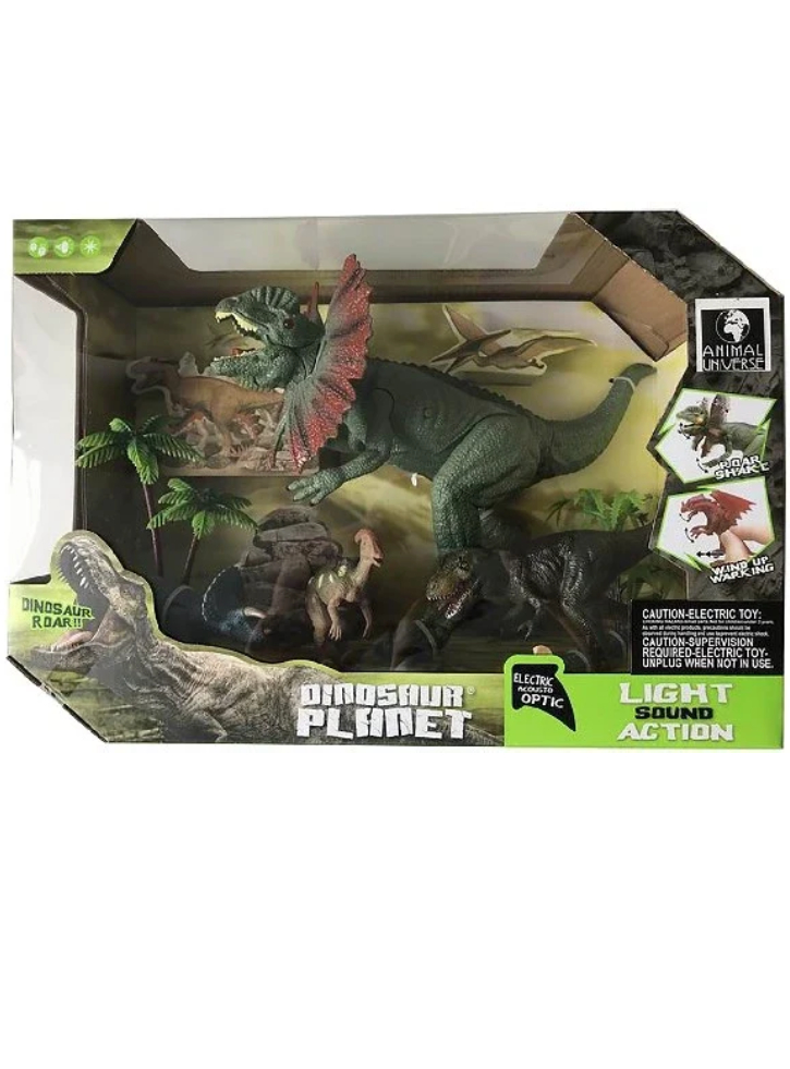 Animal Universe Dinosaur Set With Light And Sound Dilophosaurus (525007)