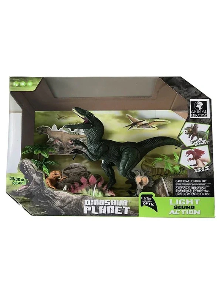 Animal Universe Dinosaur Set With Light And Sound Velociraptor (525006)