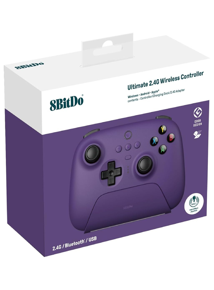 Controller 8bitdo Ultimate 2.4g Pad Hall Ed/purple