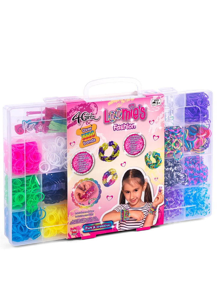 4-girlz 5000+ Loomie\'s In Suitcase (63006)