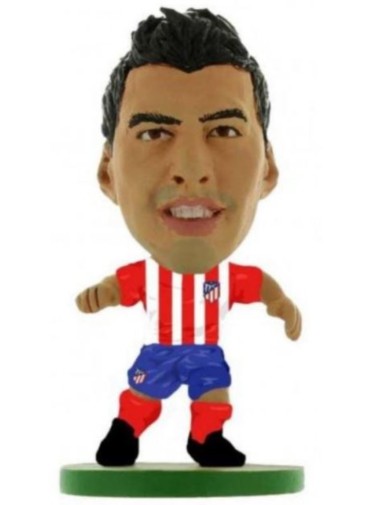 Soccerstarz Atletico Madrid Luis Suarez Home Kit Classic