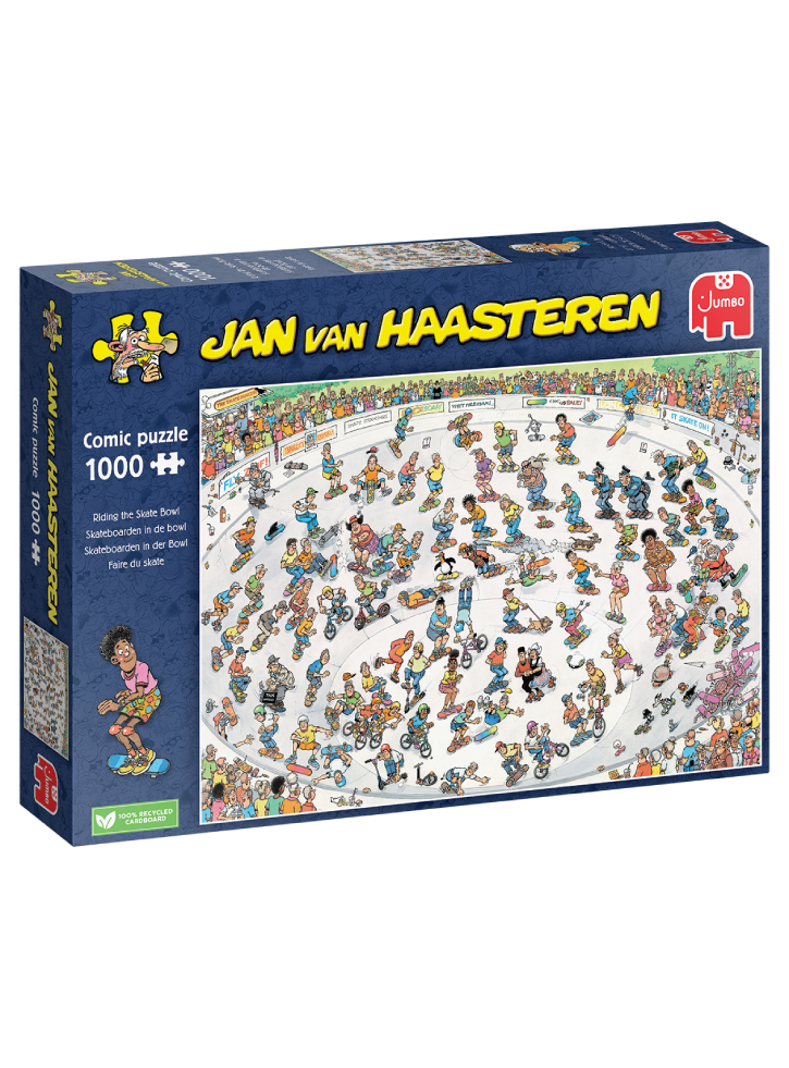 Jan Van Haasteren Riding The Skate Bowl 1000pc