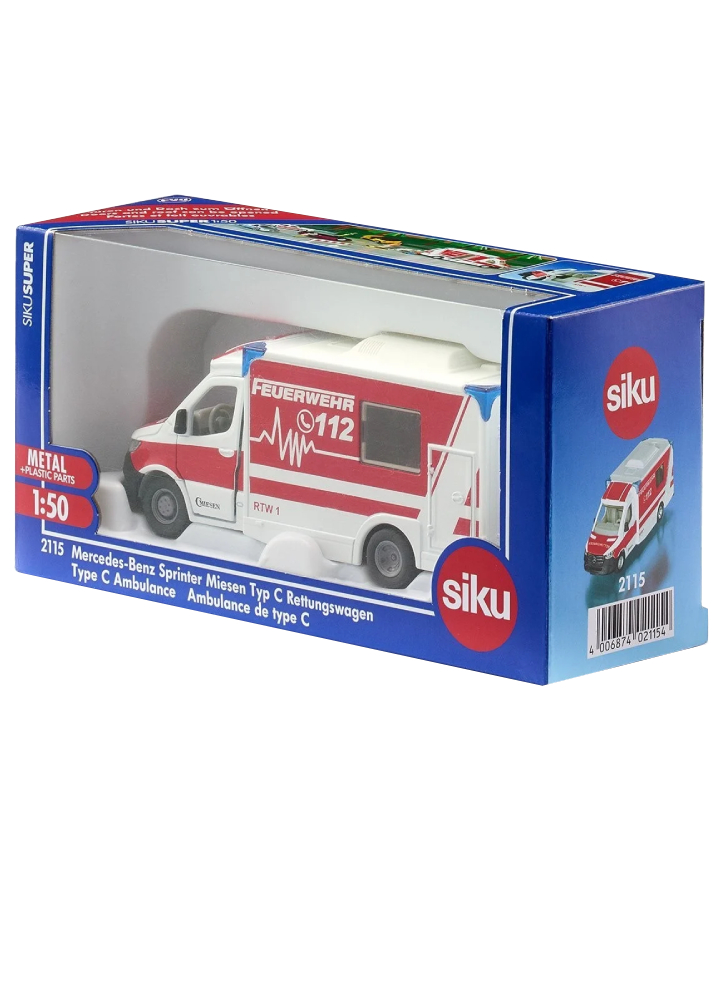 Siku 1:50 Ambulance Mercedes (313-2115)