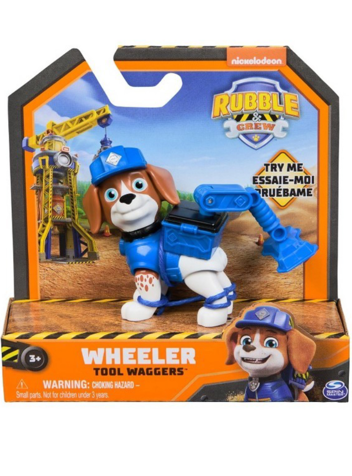 Paw Patrol Rubble Crew Wheeler Tool Waggers Action Pup (20148306)