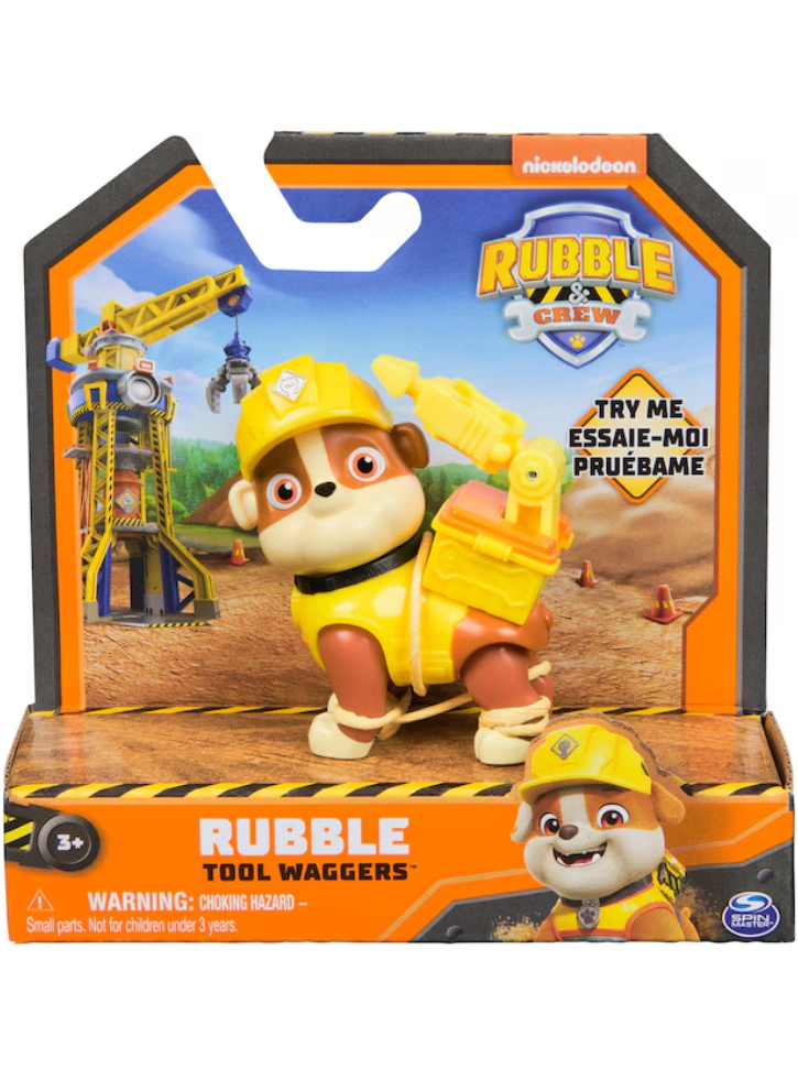 Paw Patrol Rubble Crew Rubble Tool Waggers Action Pup (20148305)