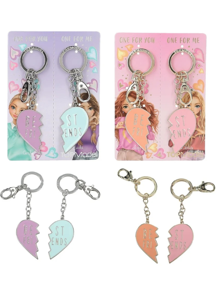Topmodel Keyring Set Heart Bff (0413300)