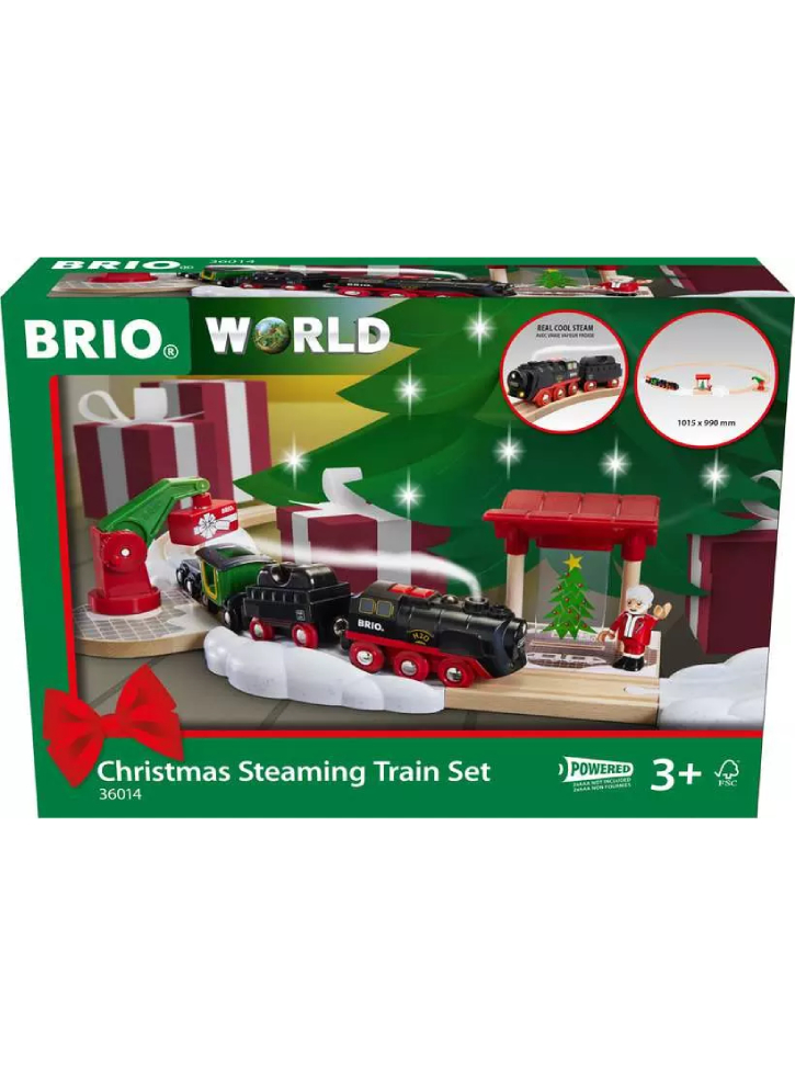 Brio Christmas Steaming Train Set Spec.set (36014)