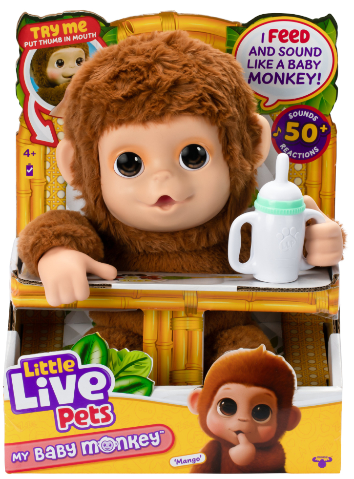 Little Live Pets My Baby Monkey Mango (26558)