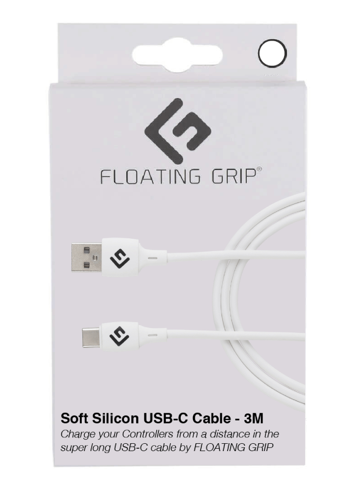 Floating Grip 3m Siliconee Usb-c Cable (white)