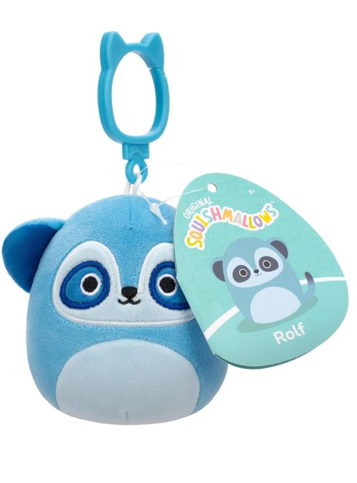 Squishmallows P20 Clip On Rolf Meerkat 9cm