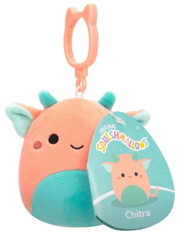 Squishmallows P20 Clip On Chitra Boglin 9cm