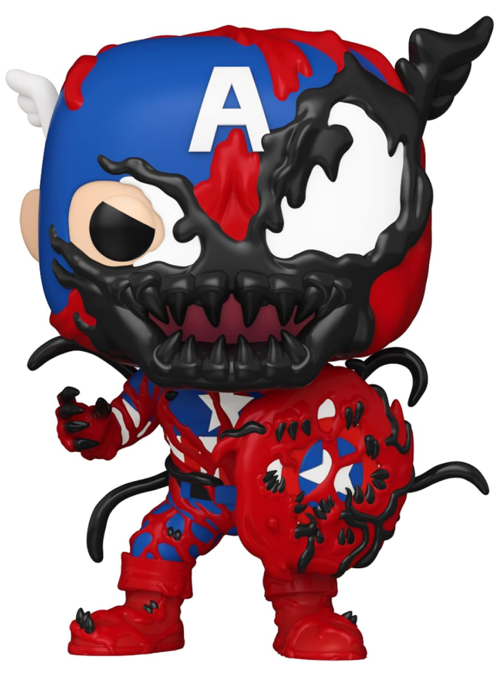 Funko pop Marvel Carnageized Carnage Captain America 1436 Bobble Head 9cm