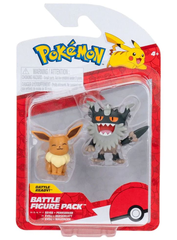 Pokemon Battle Perrserker And Eevee Pkw3577