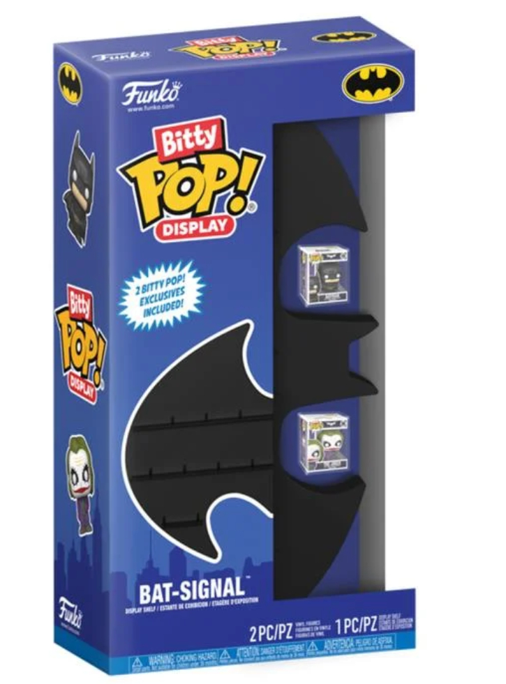 Funko Bitty Pop Display Dc Bat-signal Display Shelf