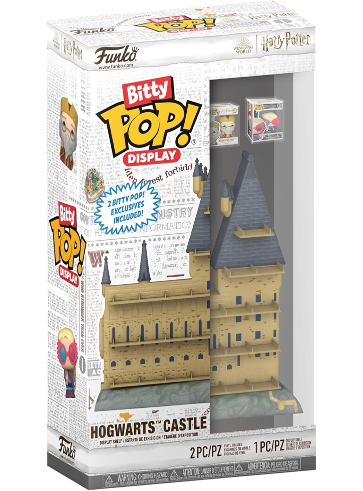 Funko Bitty Pop Display Harry Potter Hogwarts Castle Display Shelf